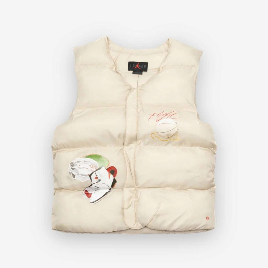 Air Jordan * | Air Jordan Artist Series Vest Beige Dv1607-206