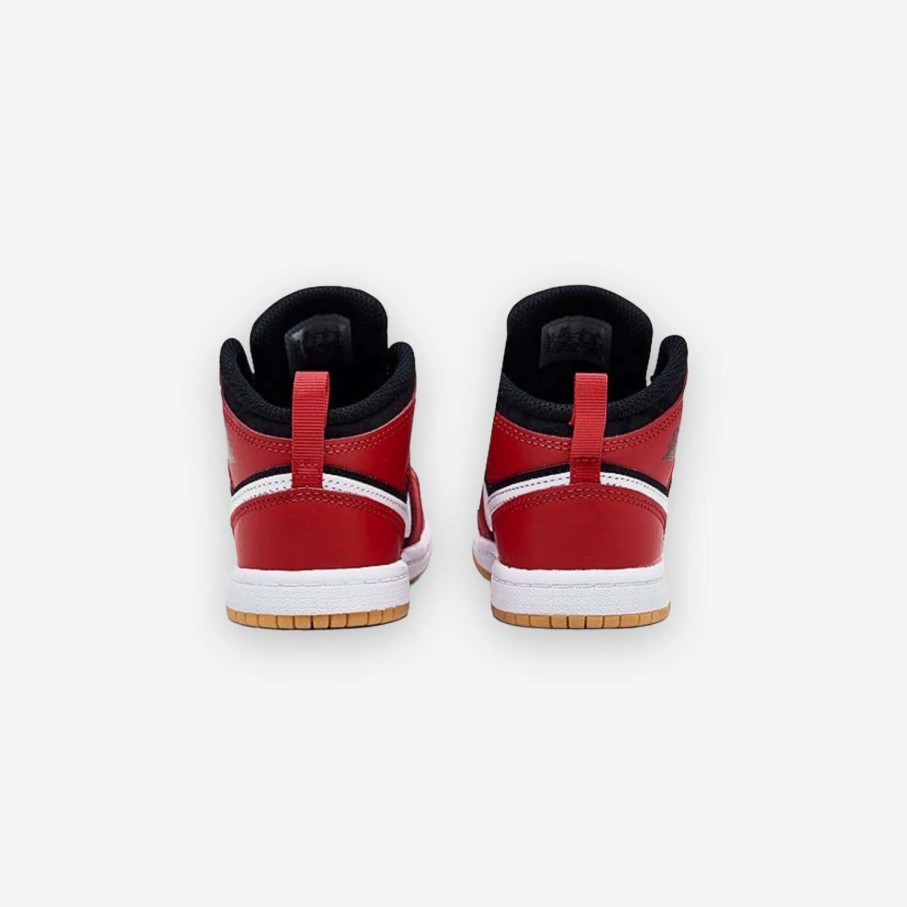 Air Jordan * | Air Jordan Jordan 1 Mid Se (Td) Black Fire Red White Malachite Dq8420-006