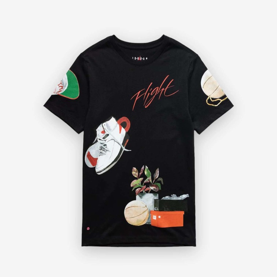 Air Jordan * | Air Jordan Jordan Artist Tee Black Dq7378-010