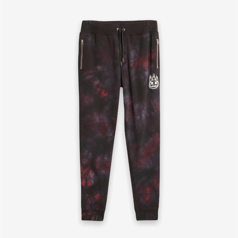 Cult Of Individuality * | Cult Of Individuality Novelty Sweatpants Merlot Tie Dye