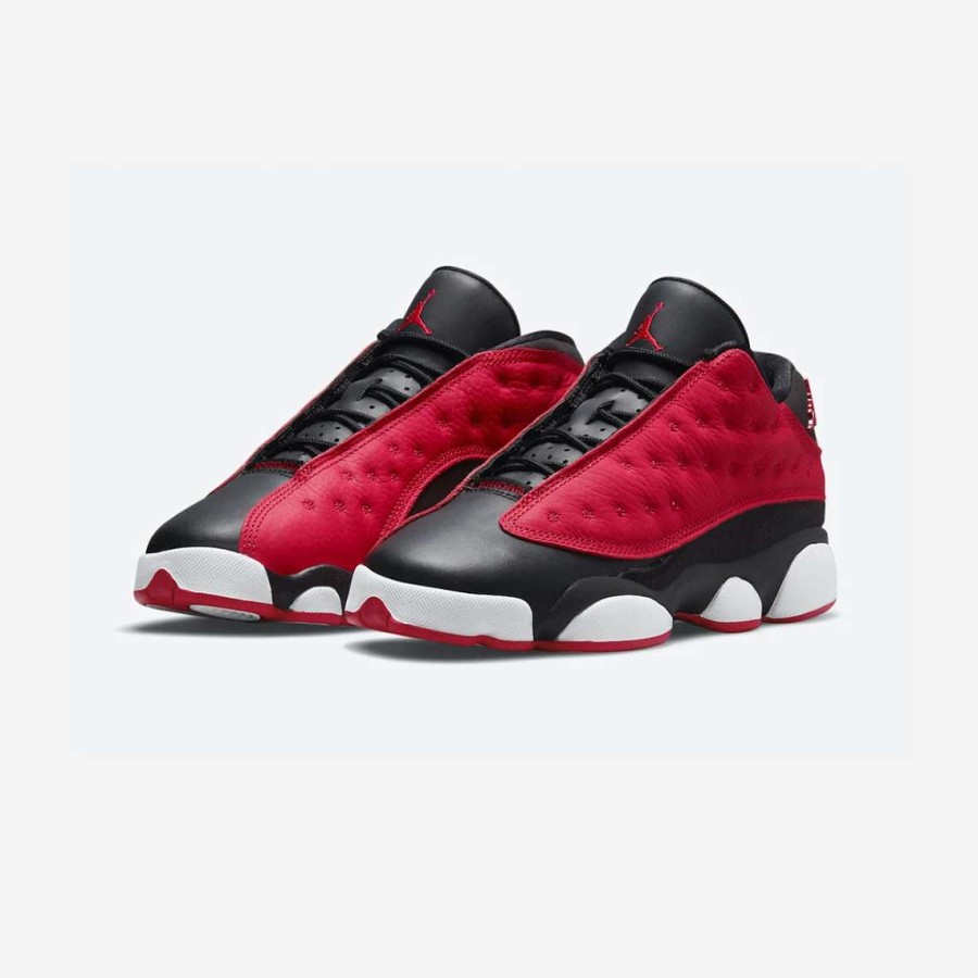 Air Jordan * | Air Jordan 13 Retro Low Black Very Berry White Gs Grade School Da8019-061