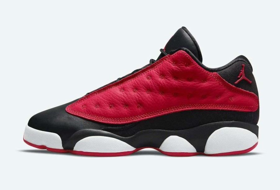 Air Jordan * | Air Jordan 13 Retro Low Black Very Berry White Gs Grade School Da8019-061