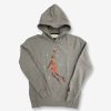 Air Jordan * | Air Jordan Jordan Essentials Graphic Fleece Hoodie Carbon Heather Dc9713-091