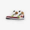 Air Jordan * | Air Jordan 1 Mid Se Ps White Gym Red Black Dr6958-100