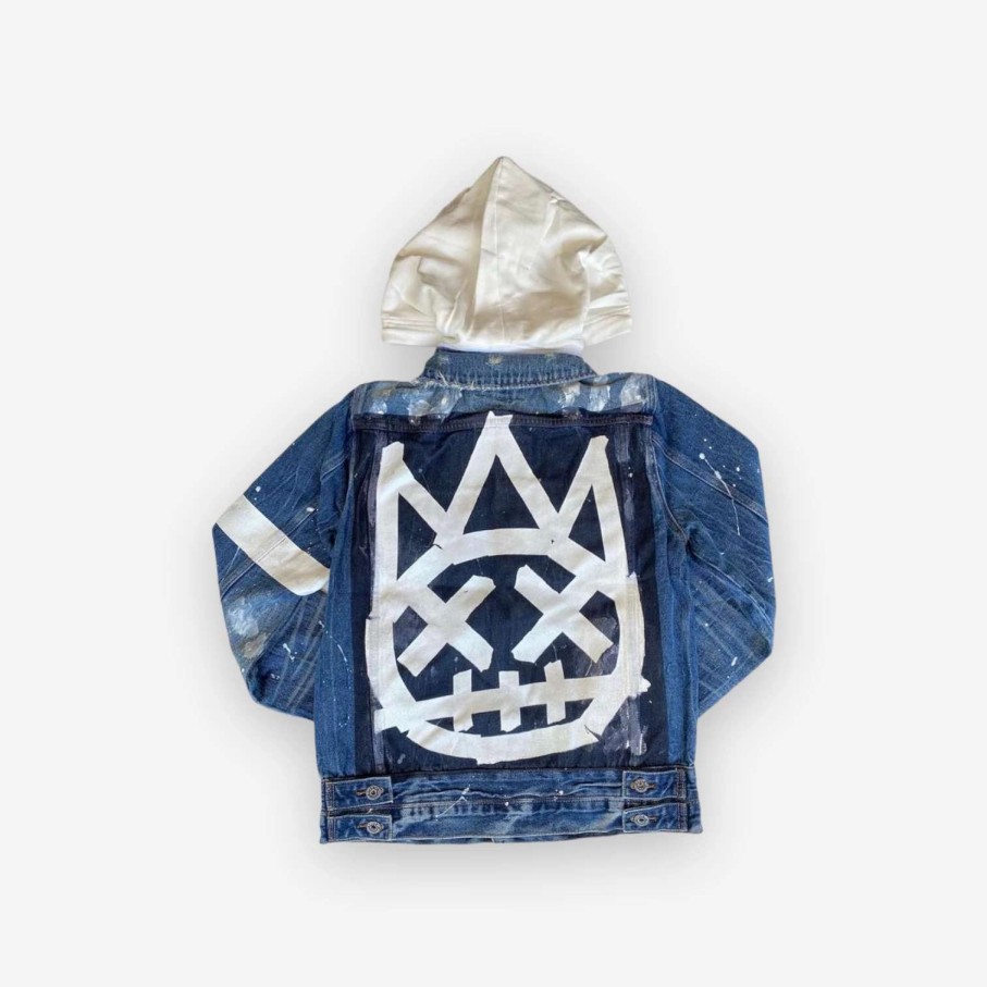 Cult Of Individuality * | Cult Of Individuality Type Iv Denim Jacket Double Cuff Tape