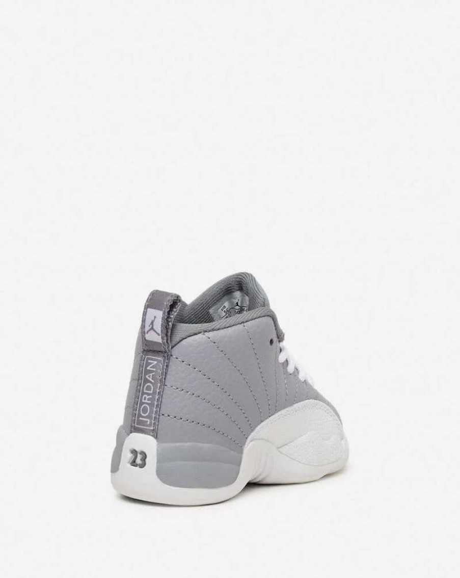 Air Jordan * | Air Jordan 12 Retro Td Stealth White Cool Grey 850000-015