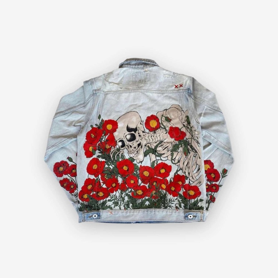 Cult Of Individuality * | Cult Of Individuality Type Ii Denim Jacket Poppy