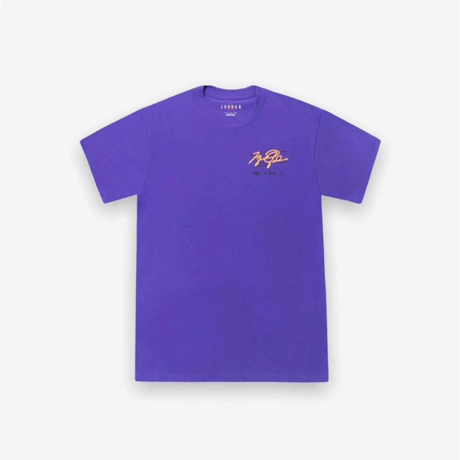 Air Jordan * | Air Jordan Purple Tee Dm1446-579