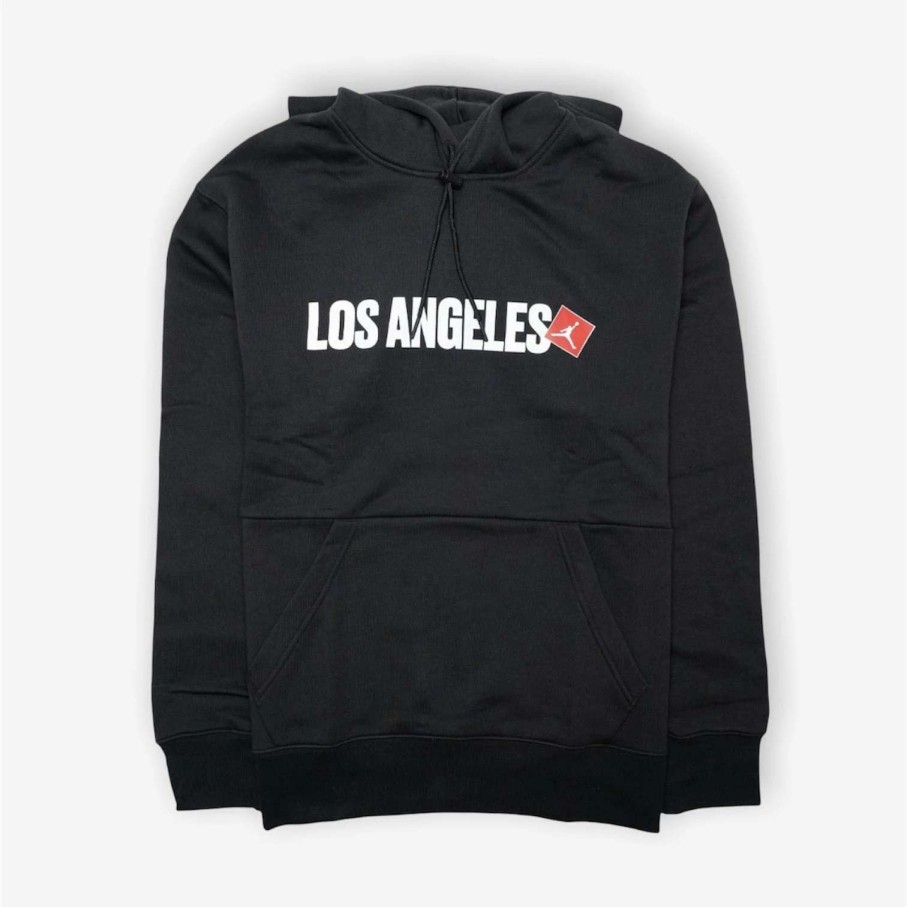 Air Jordan * | Air Jordan Jordan Los Angeles Pullover Hoodie Black Dd8066-010