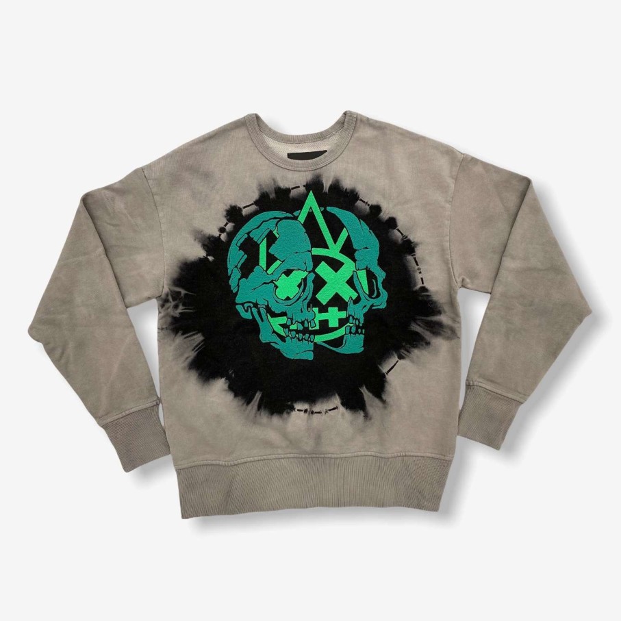 Cult Of Individuality * | Cult Of Individuality Crew Neck Fleece Burst