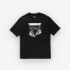 Air Jordan * | Air Jordan Women'S Jordan Flight Oversized Tee Black Dv1411-011