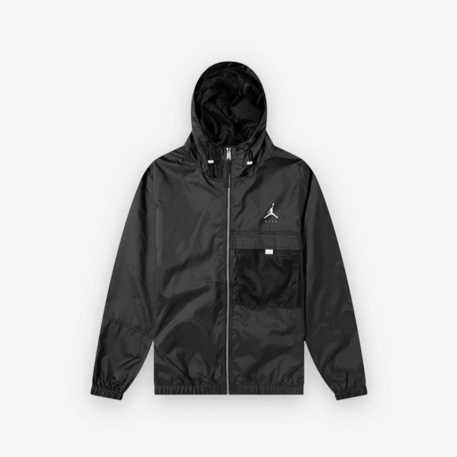 Air Jordan * | Air Jordan Jumpman Light Windbreaker Black Dm1867-010