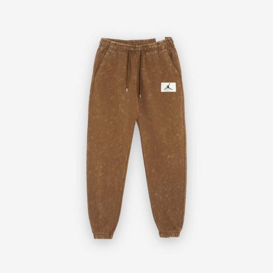 Air Jordan * | Air Jordan Washed Fleece Pant Light Olive Dr3089-385