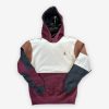 Air Jordan * | Air Jordan Jordan Flight Hoodie Maroon Cream Dv1595-133