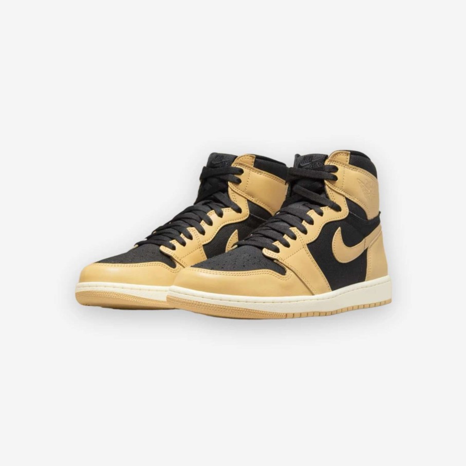 Air Jordan * | Air Jordan 1 Retro High Og Vachetta Tan Black Sail 555088-202