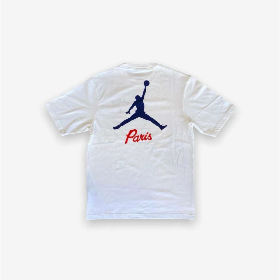 Air Jordan * | Air Jordan Jordan Paris Tee White Dj0401-100