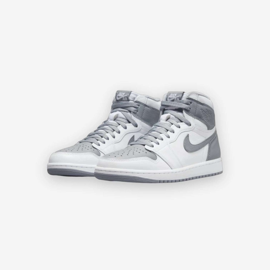 Air Jordan * | Air Jordan 1 Retro High Og Gs Stealth White 575441-037