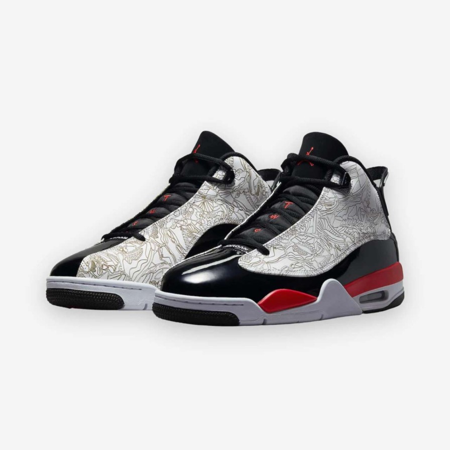 Air Jordan * | Air Jordan Dub Zero White Fire Red Black 311046-162