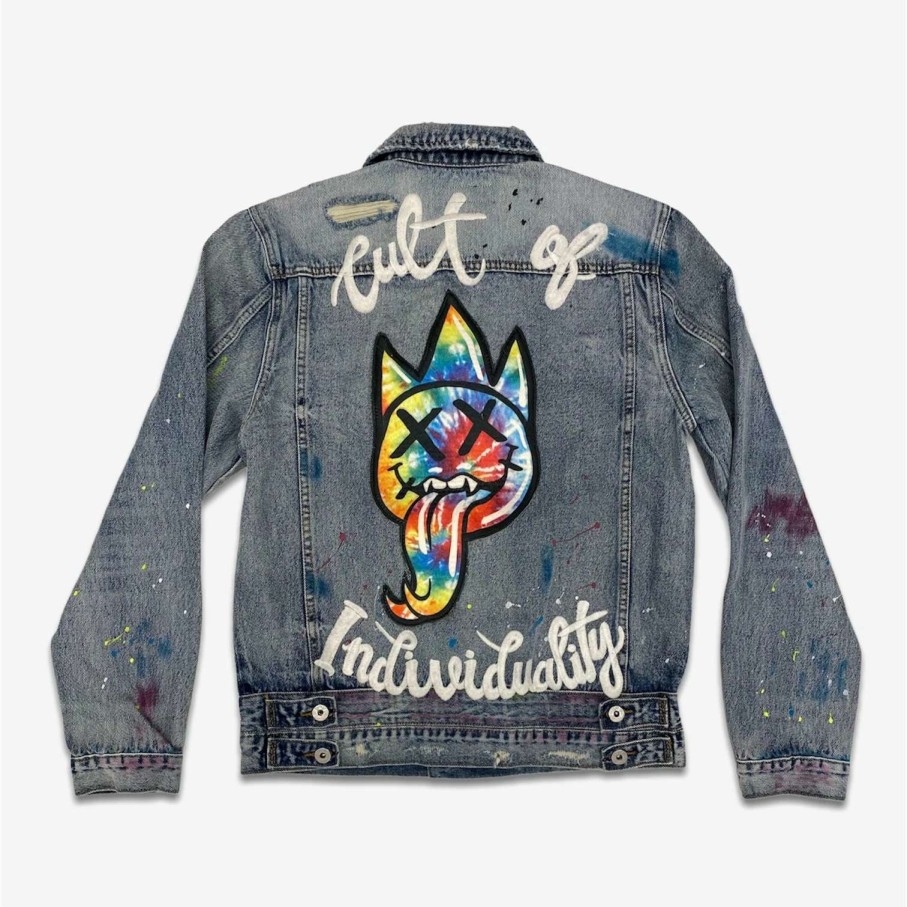 Cult Of Individuality * | Cult Of Individuality Type 3 Denim Jacket Skittle